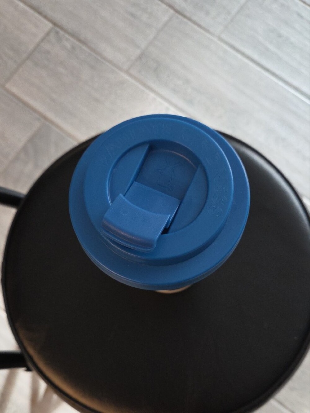 Dutch Bros White & Blue Logo Travel Cup - Picture 2 of 4